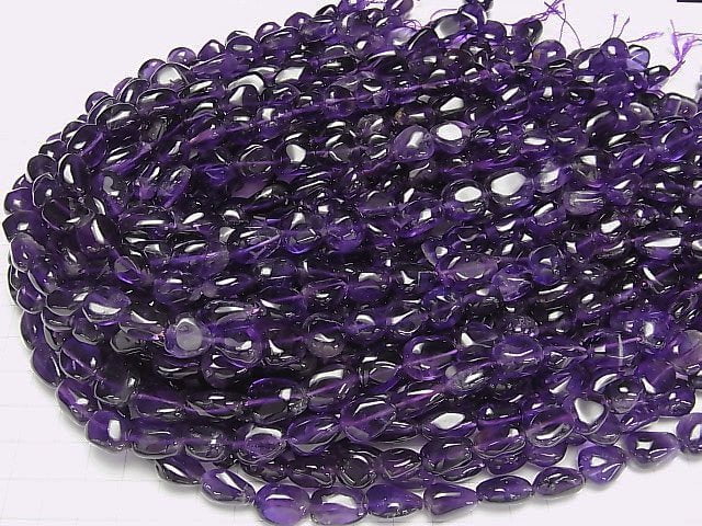 Amethyst AA+ Nugget 1Strang Perlen (ca. 15 Zoll/37 cm)
