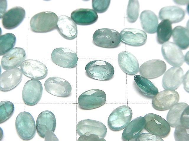 Grandidierit AA++ Lose Steine Oval facettiert 6x4mm 5Stück