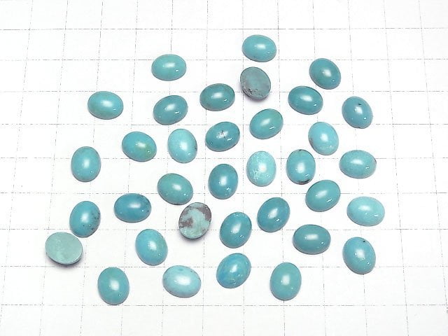 Türkis AAA- Oval Cabochon 10x8mm 3Stück