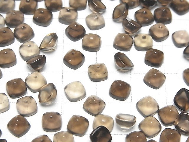 Hochwertiger rauchquarz AAA Zuckerhut-Schliff 6x6mm 4Stücke