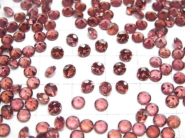 High Quality Pink Garnet AAA Loose stone Round Faceted 4x4mm 10pcs