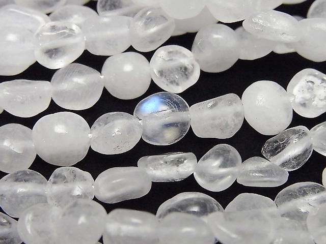 Royal Blue Moonstone AA Nugget 1strand beads (aprx.15inch/38cm)
