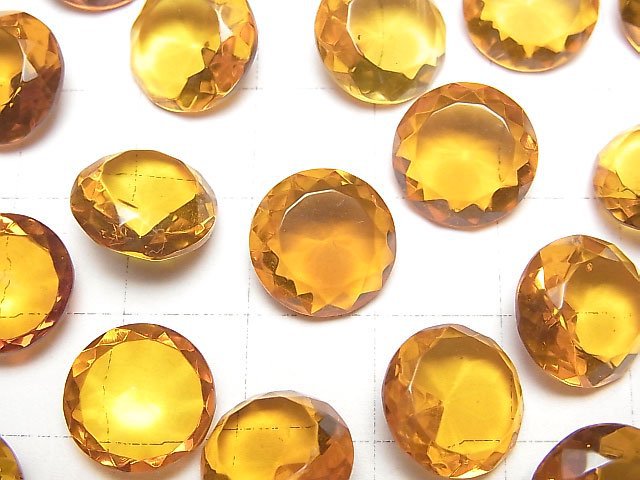 高品質波羅的海琥珀圓形刻面 12x12毫米 1顆