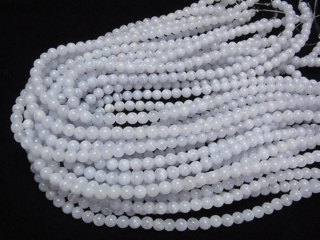 Blue Lace Agate AA+ Round 6mm half or 1strand beads (aprx.15inch/38cm)