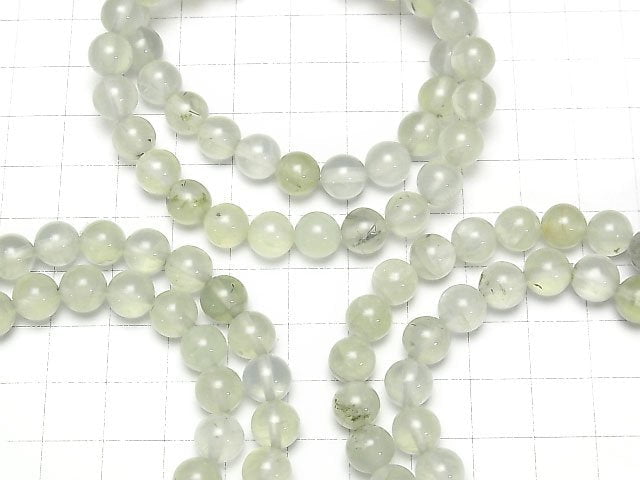 Prehnit AA++ Rund 8mm Armband