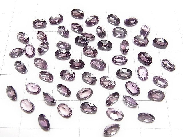 Hochwertiger lila Spinell AAA Lose Stein Oval Facettiert 6x4mm 1Stück