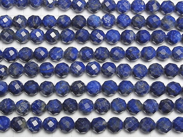 Lapislazuli AA+ Facettierte Rund 8mm 1Strang Perlen (ca. 15 Zoll/36 cm)