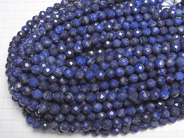 Lapislazuli AA+ Facettierte Rund 8mm 1Strang Perlen (ca. 15 Zoll/36 cm)