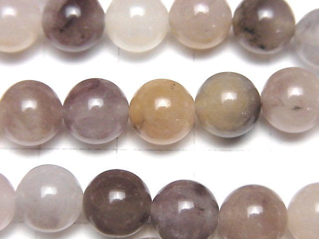 多色石英圓珠 8mm 一串珠子 (約14英吋/35公分)