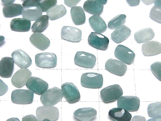 Grandidierit AA++ Lose Steine Rechteckig Facettiert 6x4mm 3Stk