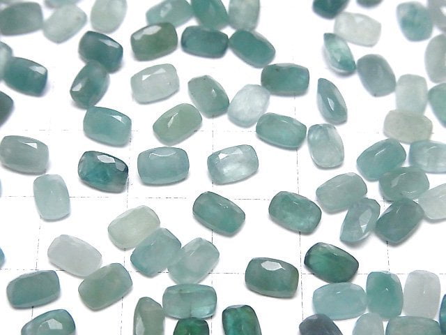 Grandidierit AA++ Lose Steine Rechteckig Facettiert 6x4mm 3Stk