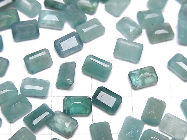 Grandidierit AA++ Lose Steine Rechteckig Facettiert 7x5mm 3Stk