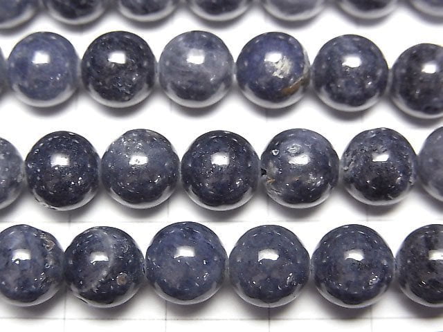 藍寶石 AA+ 圓形 8mm 半串或 1 串珠子 (約 15 英寸/37 公分)