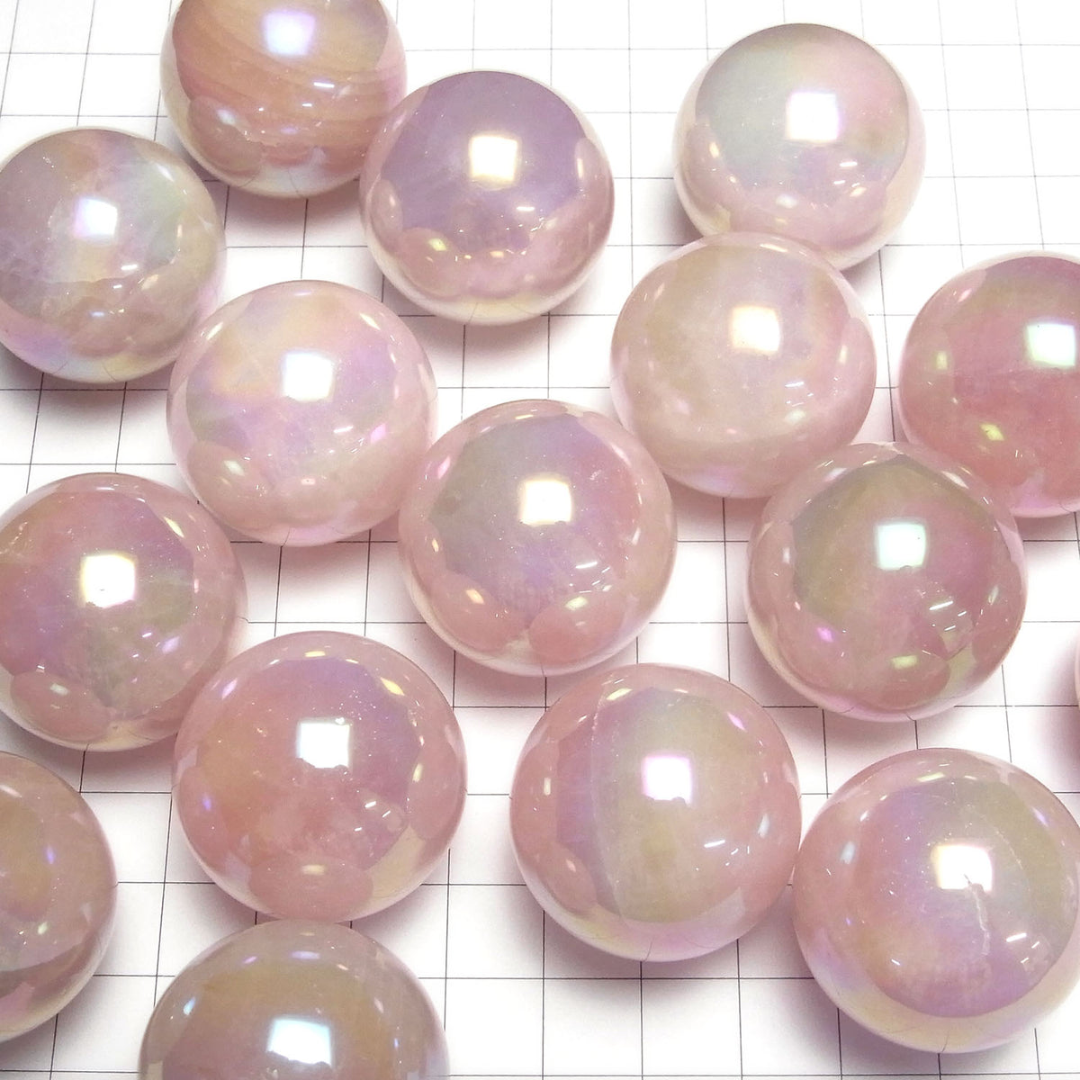 FlashRose Quarz Kugel Rund 30mm 1 Stück
