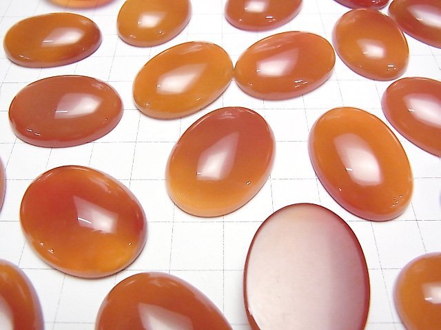 Karnelian AAA ovaler Cabochon 30x22mm 1 Stück