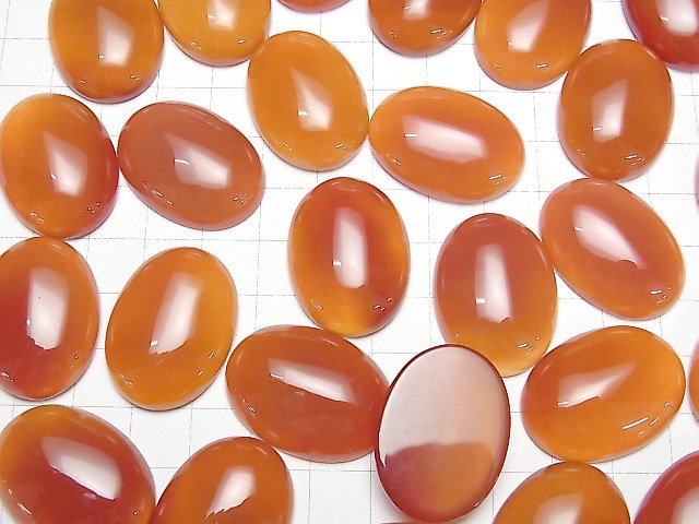 Karnelian AAA ovaler Cabochon 30x22mm 1 Stück
