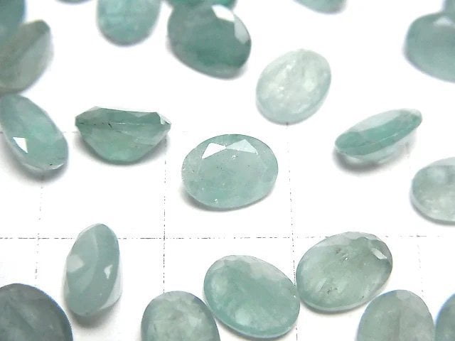Grandidierite AA++ 裸石 橢圓刻面 8x6mm 2顆