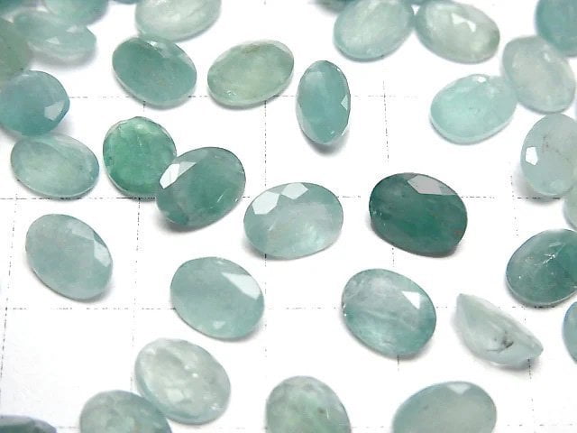 Grandidierit AA++ Lose Steine Oval Facettiert 8x6mm 2 Stück