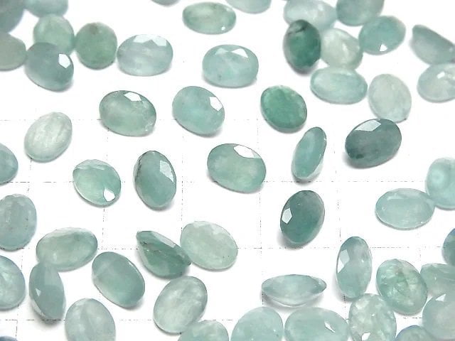 Grandidierit AA++ Lose Steine Oval Facettiert 8x6mm 2 Stück