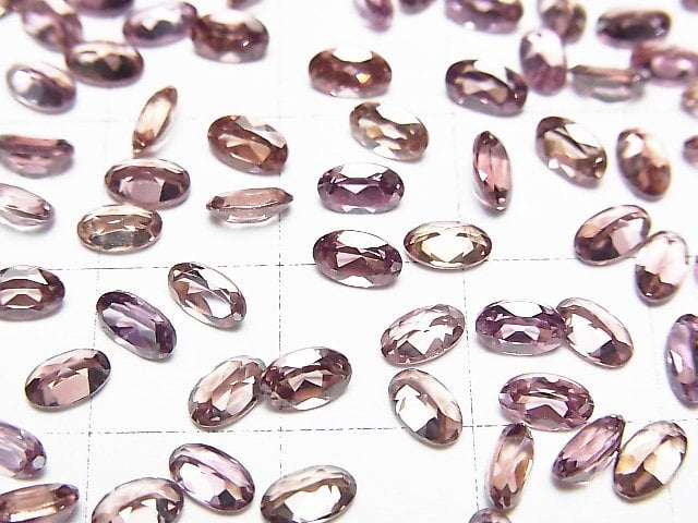 高品質 天然色 鋯石 AAA 橢圓刻面 5x3毫米 散石 2顆