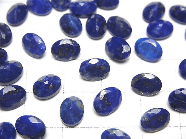 Lapislazuli AA++ Loose stone Oval Faceted 8x6mm 5pcs