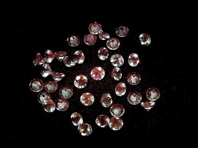 Hochwertiger Farbwechsel Andesin AAA Lose Steine Rund Facettiert 3x3mm 1Stk
