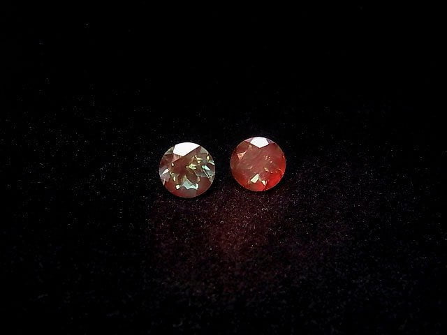 Hochwertiger Farbwechsel Andesin AAA Lose Steine Rund Facettiert 8x8mm 1Stk