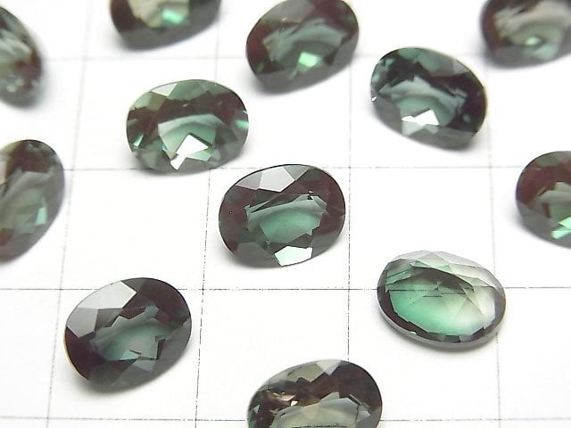 高品質變色安地斯石 AAA 裸石 橢圓刻面 9x7mm 1顆