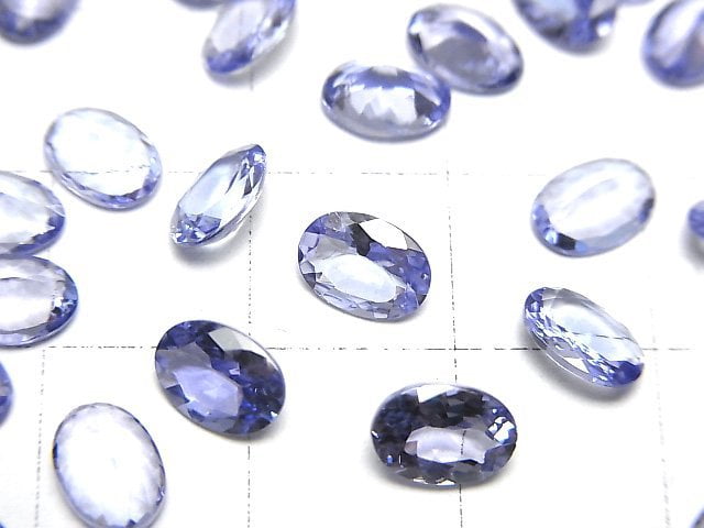 高品質坦桑石 AAA 裸石 橢圓刻面 7x5mm 1顆