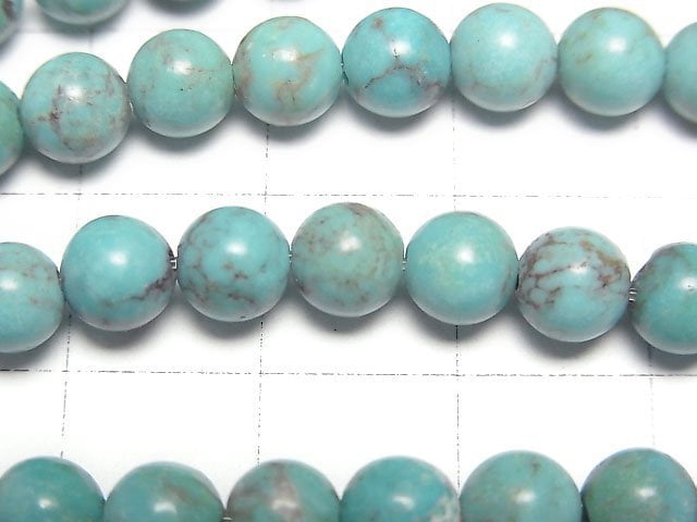 Turquoise AA++ Round 6mm half or 1strand beads (aprx.15inch/38cm)