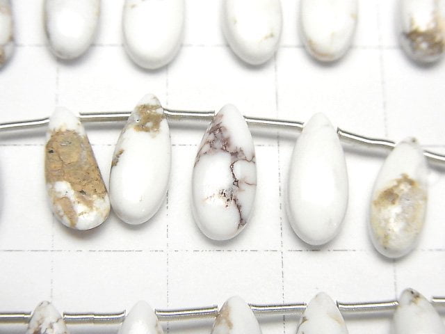 野馬梨形(平滑)12x5mm 1串珠子(18顆)