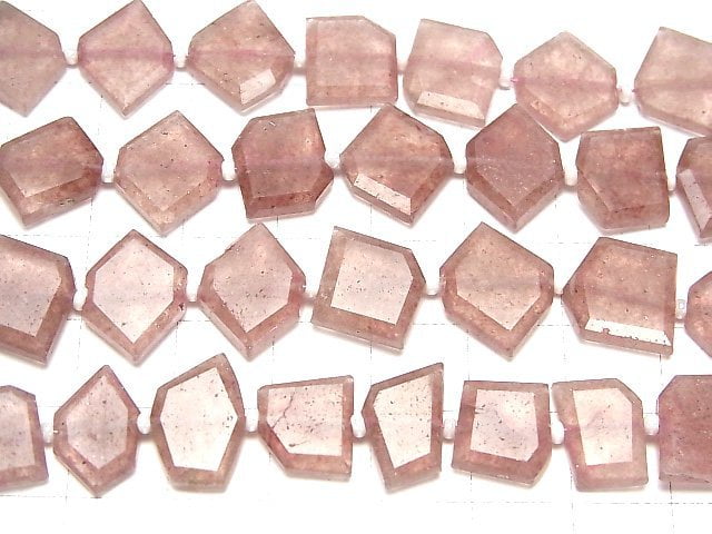 Hochwertiger rosa Epidot AA++ Grober Schnitt Facettiert halb oder 1strang Perlen (ca. 7 Zoll/18 cm)