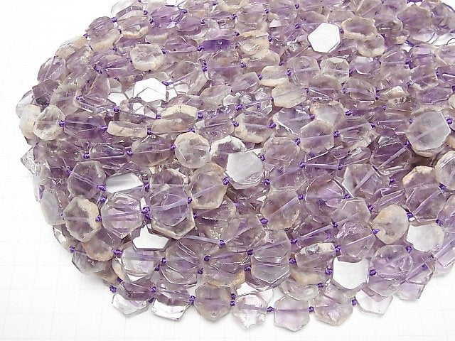 Amethyst AA+ Scheiben Nugget 1Strang Perlen (ca. 15 Zoll/38 cm)
