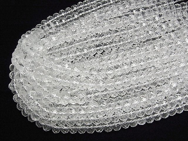 Hochwertig! Kristall AAA- Facettiert Knopf Rondelle 10x10x7mm halb oder 1Strang Perlen (ca. 15 Zoll/36 cm)