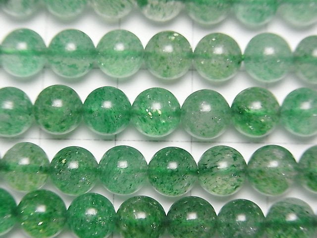 Green Aventurine AAA Round 6.5mm 1strand beads (aprx.15inch/36cm)