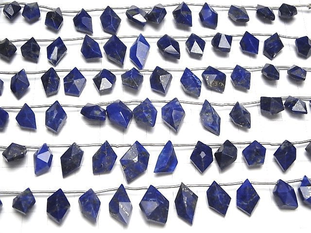 Hochwertiger Lapislazuli AAA-Spindel geschnittene 1strang Perlen (ca. 11 Stück)