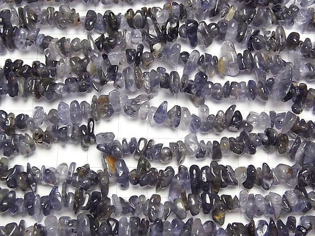 Pépites d'iolite AA+ (petites pépites) 1 fil de perles (env. 76,2 cm/74 cm)