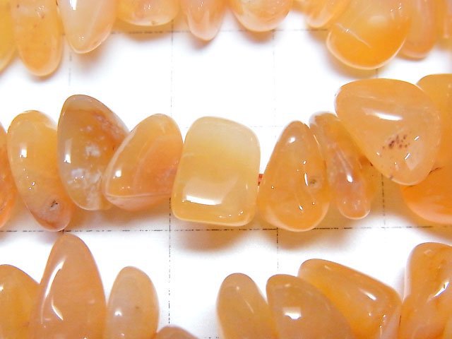 Botswana Orange Chalcedony AA+ Chips (Small Nugget ) 1strand beads (aprx.15inch/38cm)