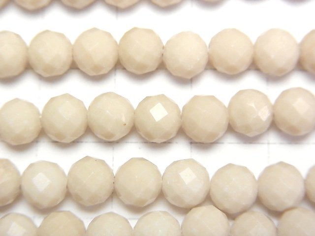High Quality! Riverstone Faceted Round 6mm 1strand beads (aprx.15inch/37cm)