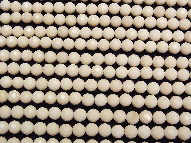 High Quality! Riverstone Faceted Round 6mm 1strand beads (aprx.15inch/37cm)