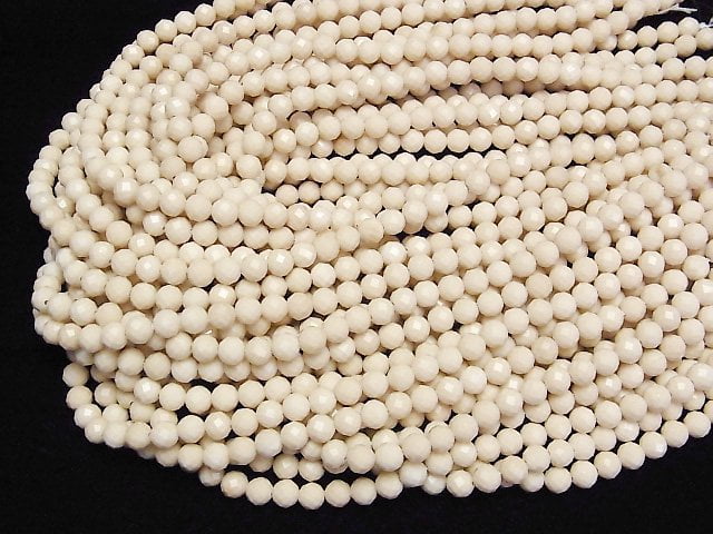 High Quality! Riverstone Faceted Round 6mm 1strand beads (aprx.15inch/37cm)