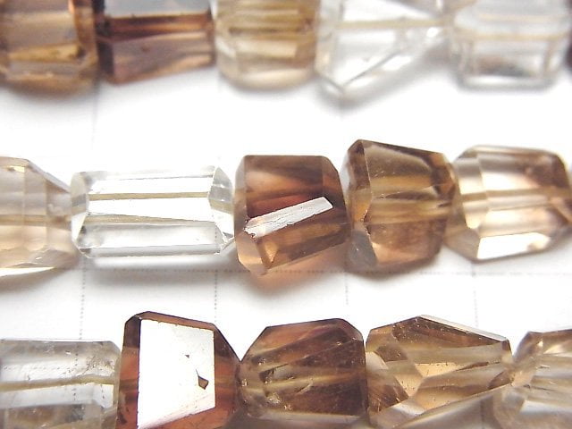 High Quality Brown Topaz AA++ Faceted Nugget half or 1strand beads (aprx.12inch/30cm)