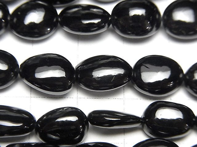 Black Spinel AAA- Nugget half or 1strand beads (aprx.17inch/42cm)