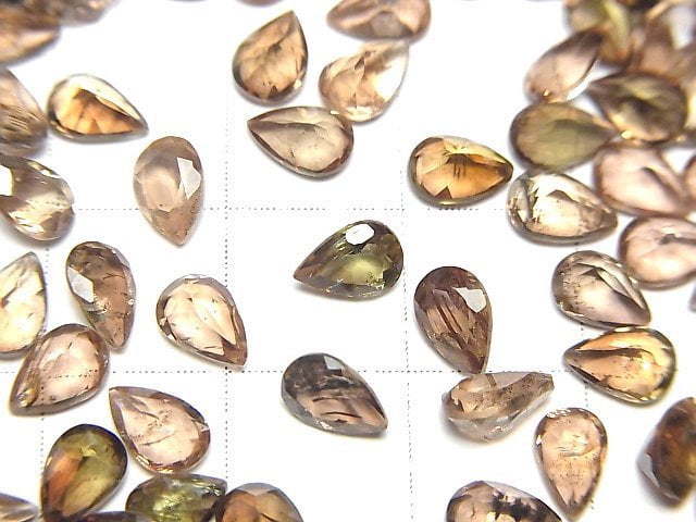 High Quality Andalusite AAA Loose stone Pear shape Faceted 6x4mm 5pcs