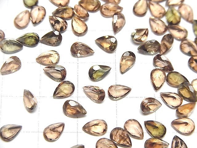 Hochwertiger Andalusit AAA Lose Stein Tropfenform Facettiert 6x4mm 5Stk