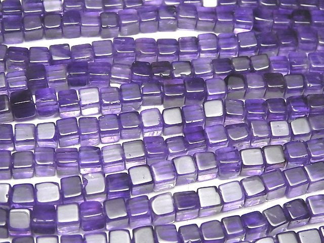 Hochwertiger grüner Kyanit AA++ Facettierte Quadrat halbe oder 1Strang Perlen (ca. 7 Zoll/18 cm)