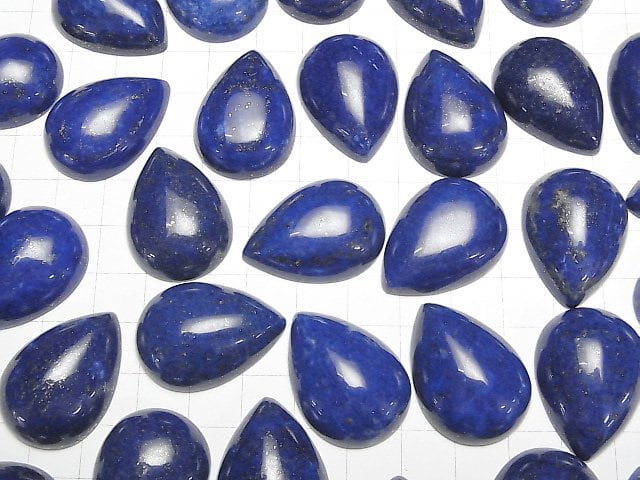 Lapislazuli AA++ Tropfenform Cabochon 30x22mm 1 Stück