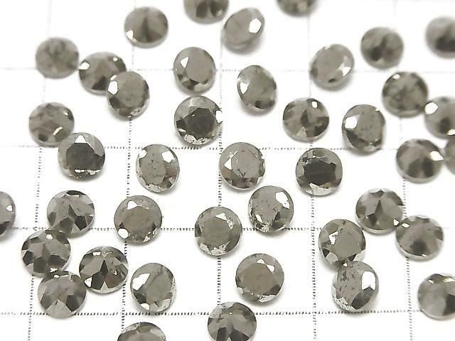 黃鐵礦 散石 圓形刻面 5x5mm 5顆