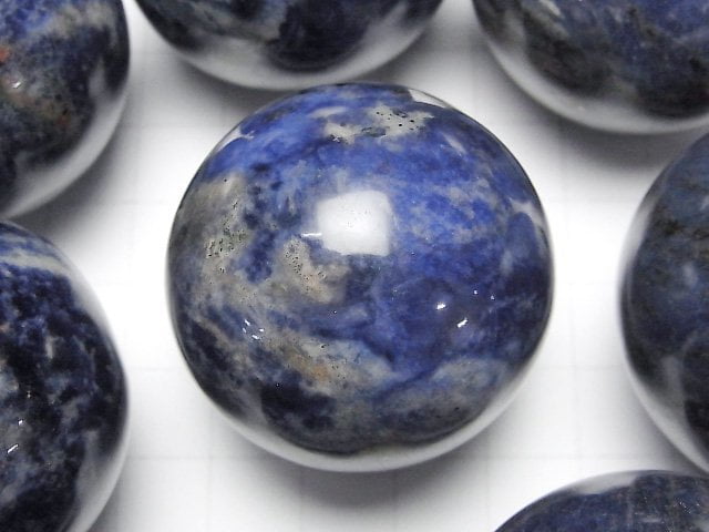 Sodalite AA Sphere ,Round 40mm 1pc