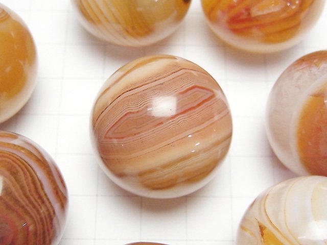 Carnelian ,Sardonyx Sphere ,Round 30mm 1pc